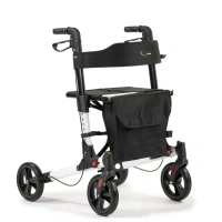 MultiMotion Double Rollator | Opvouwbaar | Wit