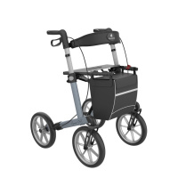 Compact Outdoor | Rollator | Ice Blue | Rehasense | Server OS | Large | Extra Grote Wielen