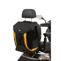 Torba Go rolstoel & scootmobieltas - zwart/geel