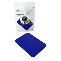 Anti-slip matten rechthoekig - blauw 25 -5 x 18 -5 cm
