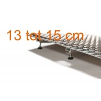 Verstelbare stembureau drempelhulp 13 - 15 cm | breedte 90 en 100 cm