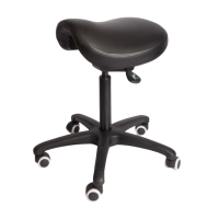 Zadelkruk | Drylst | Hydraulisch | zwart | Standaard wielen |