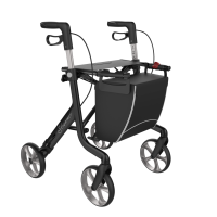 Super Lichtgewicht | Rollator | Zwart | Rehasense | Streamer | Large