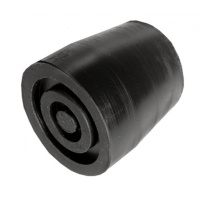 Kruk- en stokdoppen - 27 mm zwart