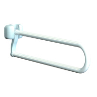 Opklapbare toiletbeugel - gecoat staal 80 cm