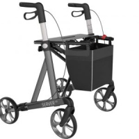 Heavy Duty | Rollator | Grijs | Rehasense | Server HD | Large 