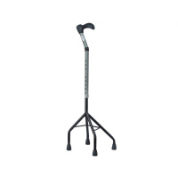 Wandelstok vierpoot verstelbaar