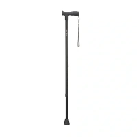 Wandelstok | Verstelbaar | Aluminium | Zwart | 77 - 104,5 cm | Vitility
