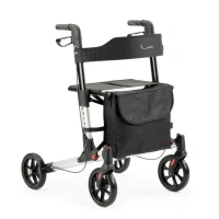 MultiMotion Double Rollator | Opvouwbaar | Zilver