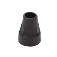 Kruk- en stokdoppen - 22 mm zwart