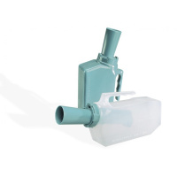 Urinaal met terugloop beveiliging - man - transparant