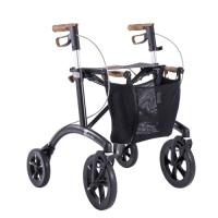 Saljol | Rollator Allround | Zwart inclusief rugsteun 