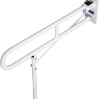 Opklapbare toiletbeugel met steunpoot - 75 cm