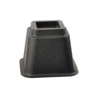  Bed- en stoelverhogers | 13 cm | set van 4 | zwart