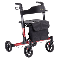 Multi Motion Double Rollator | Opvouwbaar | Rood 