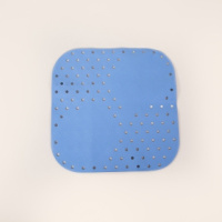 Anti-slip | Douchemat met Zuignappen | 54 x 54 cm | Lichtblauw