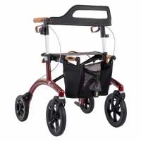Saljol | Rollator Allround | Rood | Zithoogte 54 cm | Small model