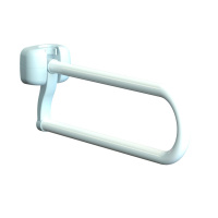 Opklapbare toiletbeugel - gecoat staal 60 cm