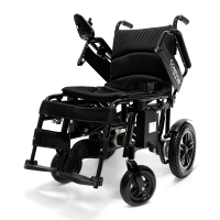 ComfyGO X6 | Lichtgewicht Elektrische Rolstoel | tot 30km | 45cm | Zwart