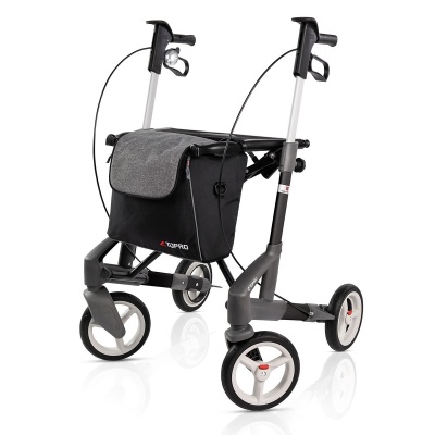 Topro Troja 5G | Lichtgewicht Rollator | Black Series | Zwart | Medium