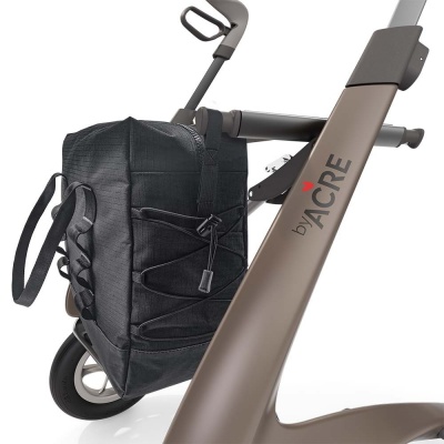 ByAcre Overland Carbon Rollator met luchtbanden | Groen | met daypack | All Terrain 