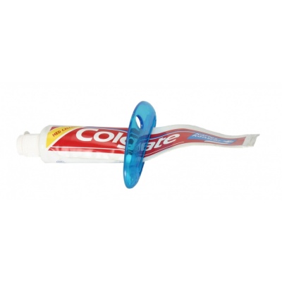 Foto van Tube knijper | Brix | blauw (frost) | 2 stuks