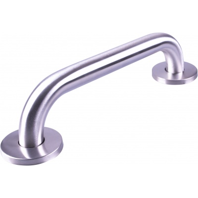 Foto van Wandbeugel staal chrome - 30 cm | Geborsteld