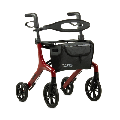 Foto van Rollator | Lichtgewicht | Excel Avensis | Medium | Rood