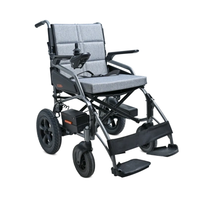 Foto van Excel X30R+ | Lichtgewicht Elektrische Rolstoel | tot 20 km | 43 cm | Zwart