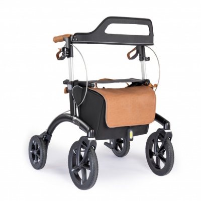 Foto van Saljol | Rollator Allround | Zwart | Zithoogte 54 cm | Small 
