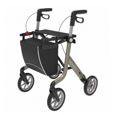 Super Lichtgewicht | Rollator | Champagne Gold | Rehasense | Streamer | Medium Foto van Super Lichtgewicht | Rollator | Champagne Gold | Rehasense | Streamer | Medium
