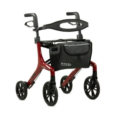 Foto van Rollator | Lichtgewicht | Excel Avensis | Small | Rood