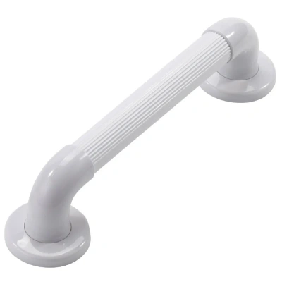 Foto van Wandbeugel kunststof met ribbelstructuur | wit | 30 cm