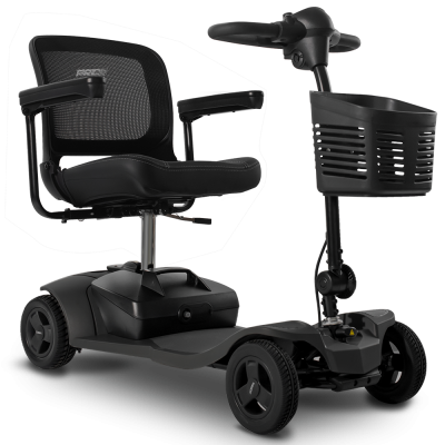 Foto van Opvouwbare scootmobiel | Apex Alumalite Lite 2.0 | Pride | zwart