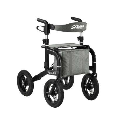 Rollator | Black | Mobilex | Puma Air | Foto van Rollator | Black | Mobilex | Puma Air |