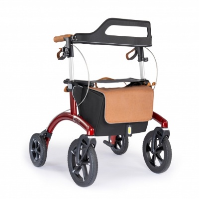 Foto van Saljol | Rollator Allround | Rood | Zithoogte 54 cm | Small 