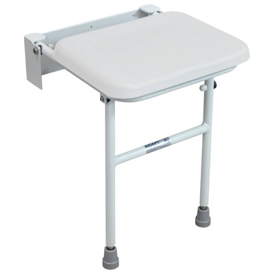Douchezitting | opklapbaar | compact | met vloersteunen | Aidapt