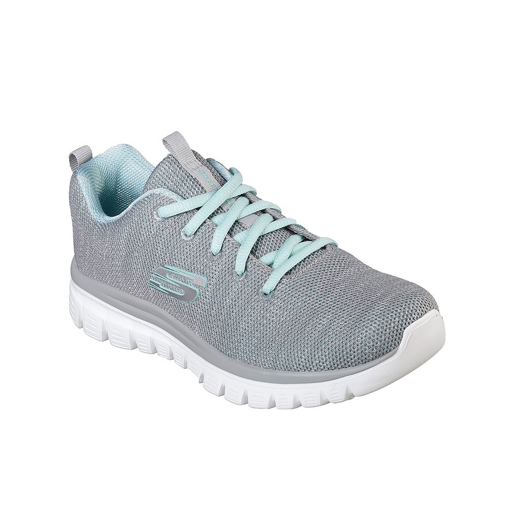 Afbeelding van Skechers Graceful-Twisted Fortune Grijs-Mint