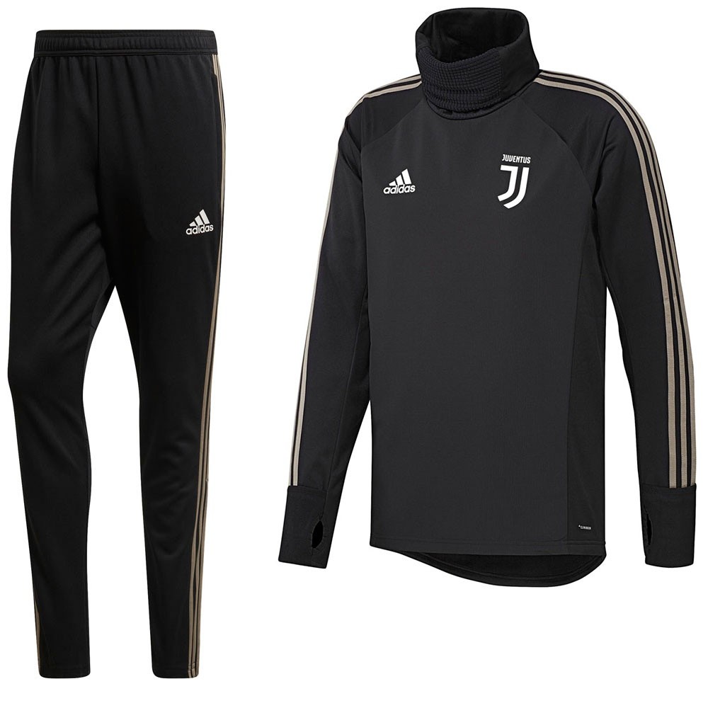 Afbeelding van Juventus Warm Up Pak Zwart