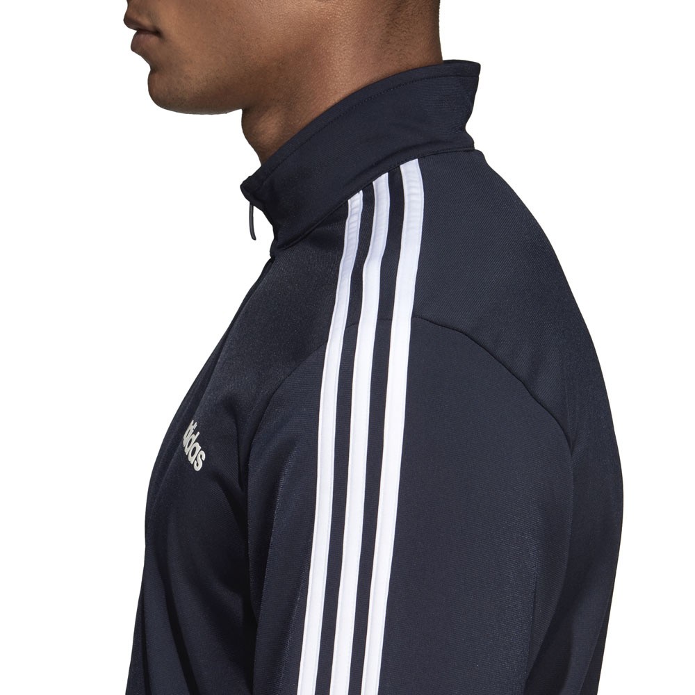 Afbeelding van Adidas Essentials 3 Stripes Trainingspak Blauw