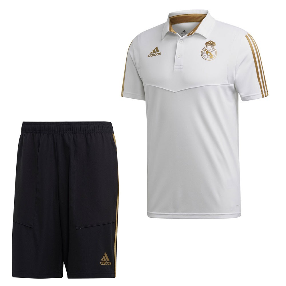 Afbeelding van Real Madrid Polo Set White