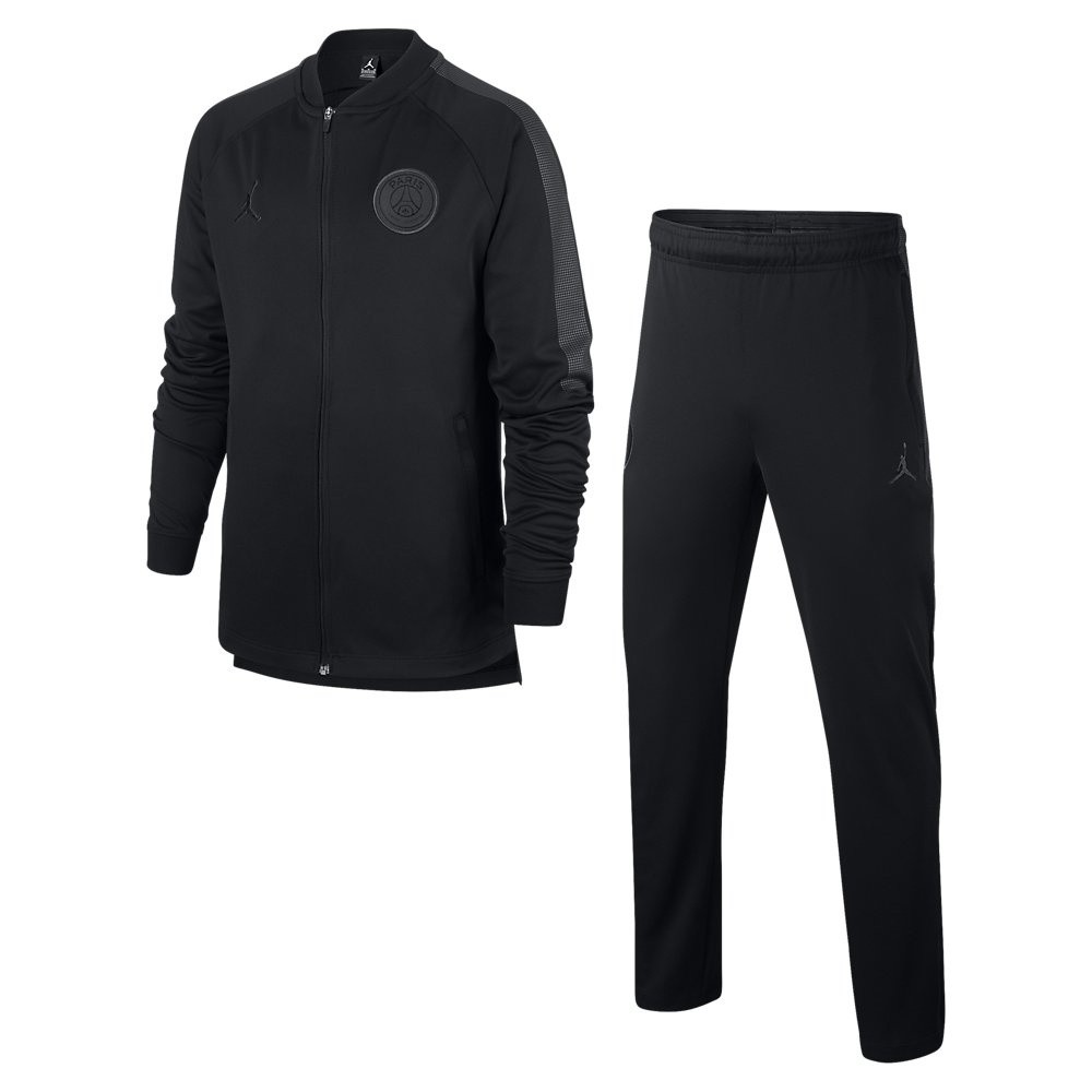 Afbeelding van Paris Saint-Germain Dri-FIT Squad Trainingspak Kids Zwart