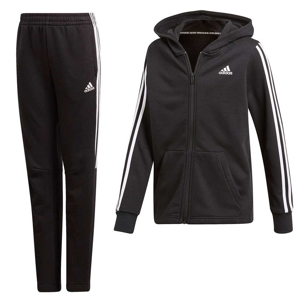Afbeelding van Adidas Must Haves 3-Stripes Trainingspak Kids Zwart