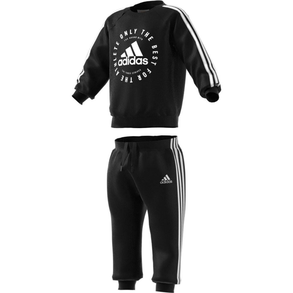Afbeelding van Adidas 3-Stripes Joggingpak Peuters Zwart