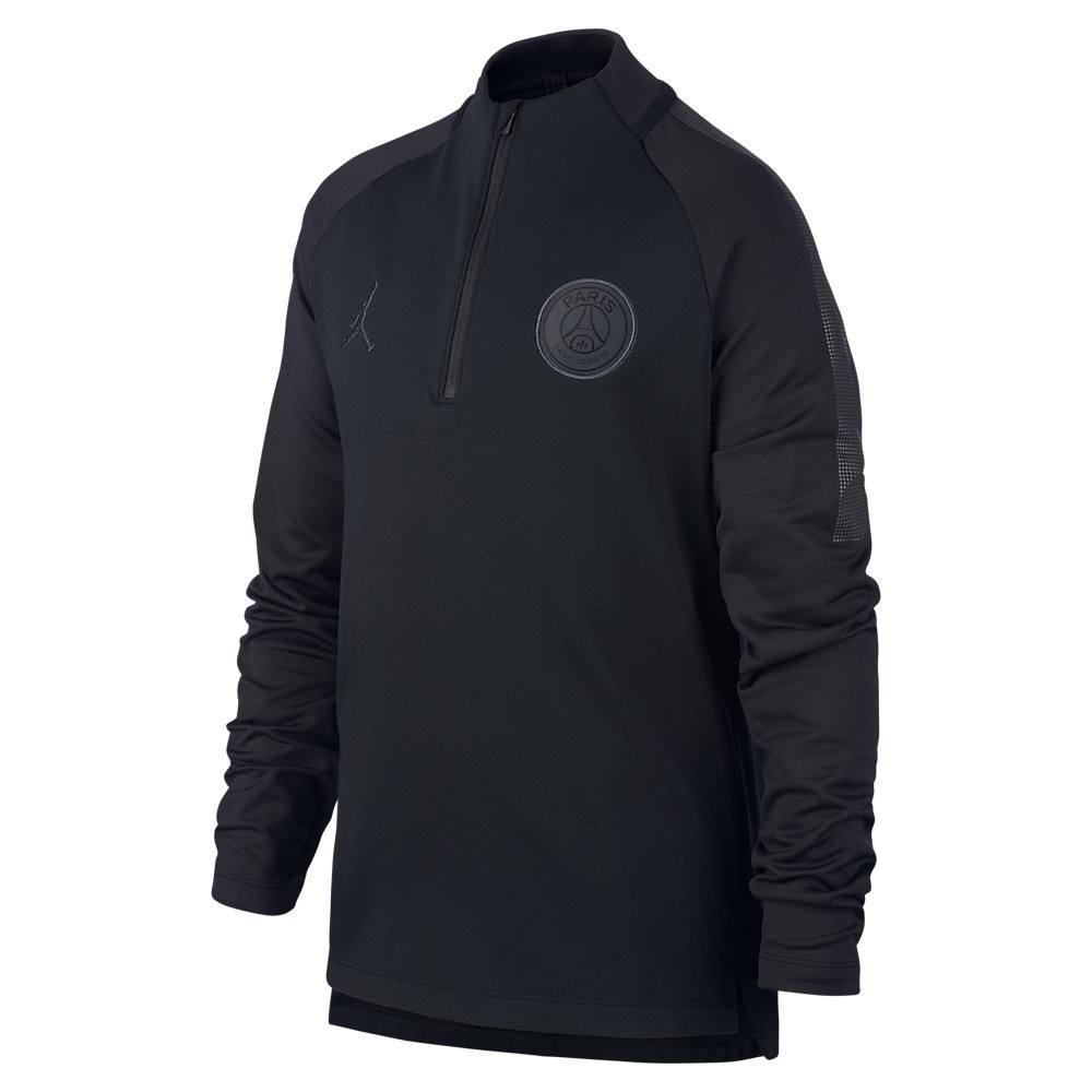 Afbeelding van Paris Saint-Germain Dri-FIT Squad Drill Set Kids Zwart