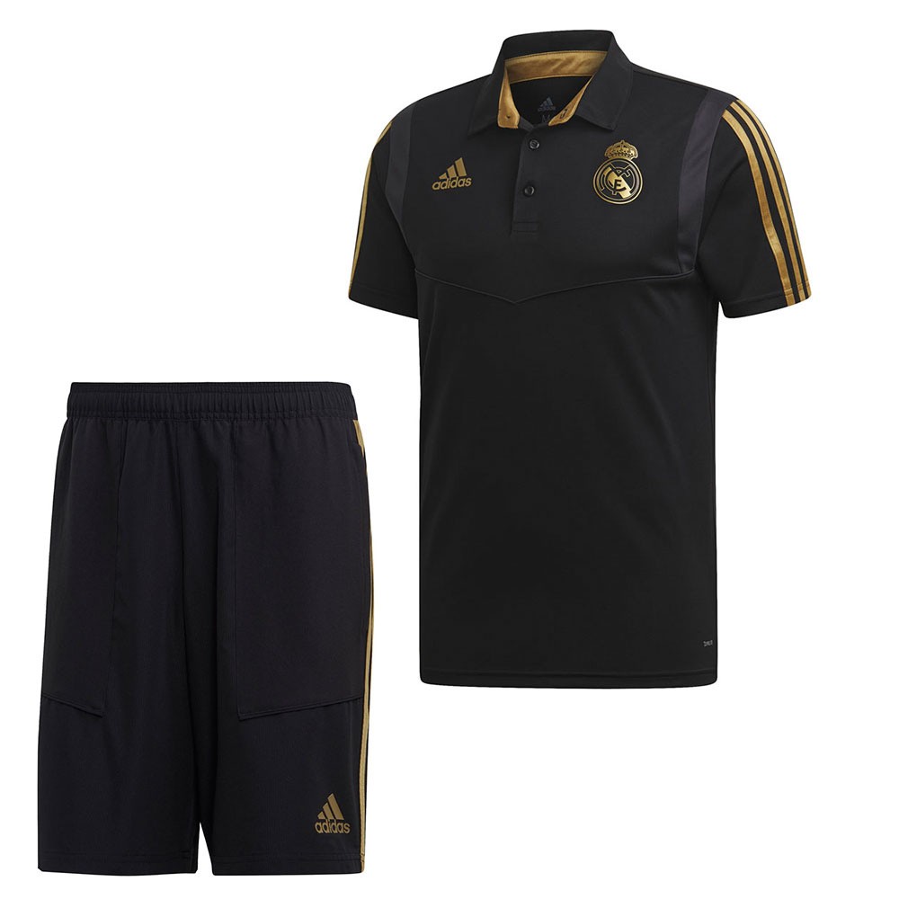 Afbeelding van Real Madrid Polo Set Black