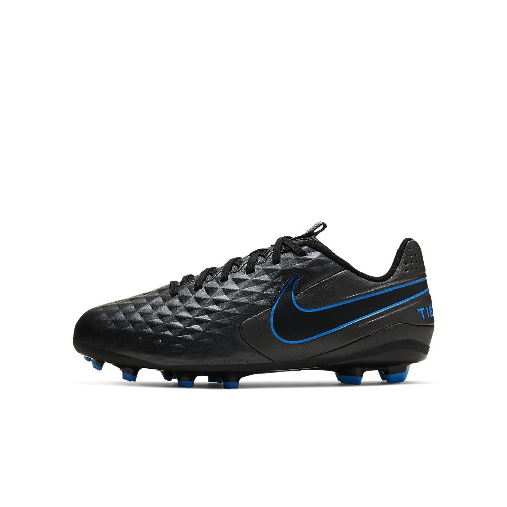 Afbeelding van Nike Legend 8 Academy FG Black-Blue Hero Kids