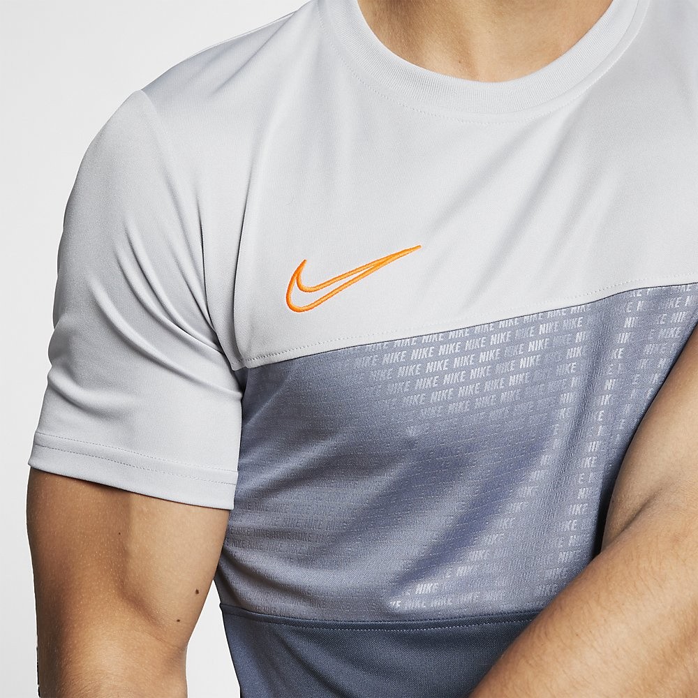 Afbeelding van Nike Dri-FIT Academy GX Shirt Wolf Grey - Armory Blue