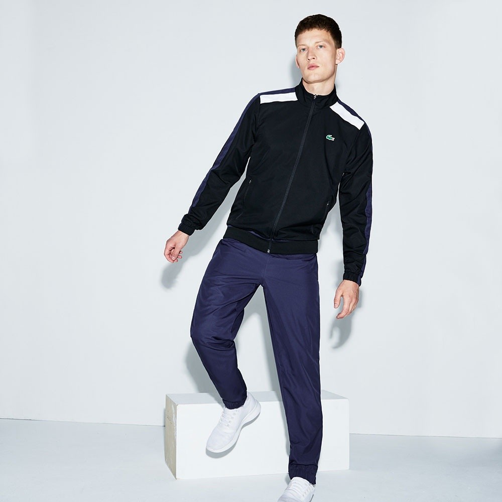 Afbeelding van Lacoste Trainingspak Zwart