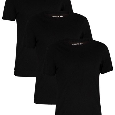 Lacoste Set van 3 T-shirts Zwart Lacoste Set van 3 T-shirts Zwart